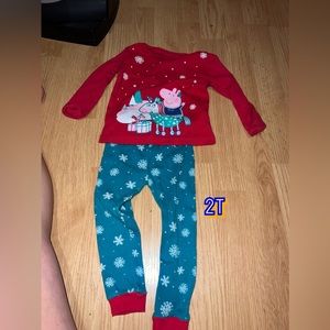 Peppa pig pj set.